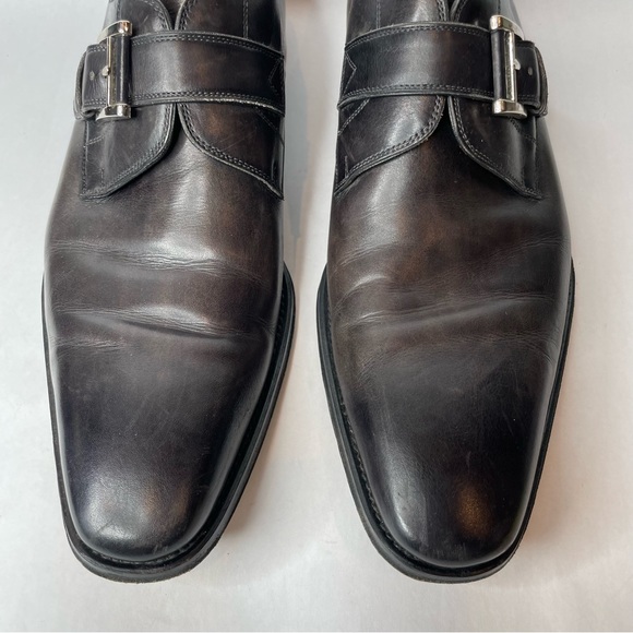 Magnanni Marco Single Monk Strap Dress Shoes Size 10 - Picture 6 of 13